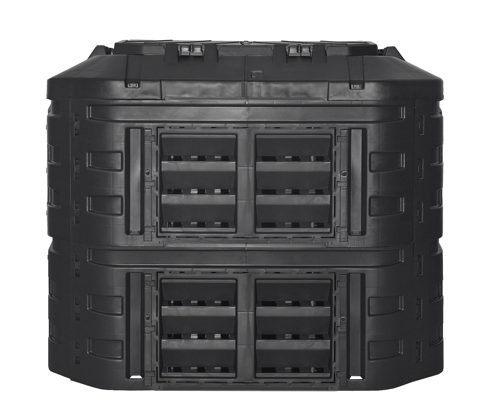 Composteur d'extérieur GEOLIA Plastique recyclé noir 600 l - 13