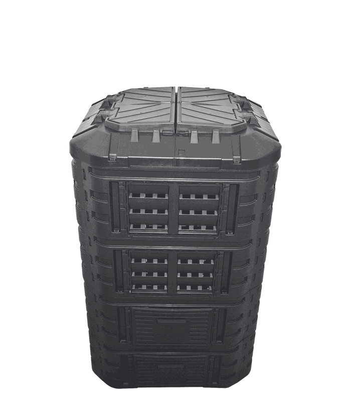 Composteur d'extérieur GEOLIA noir 260 l - 9
