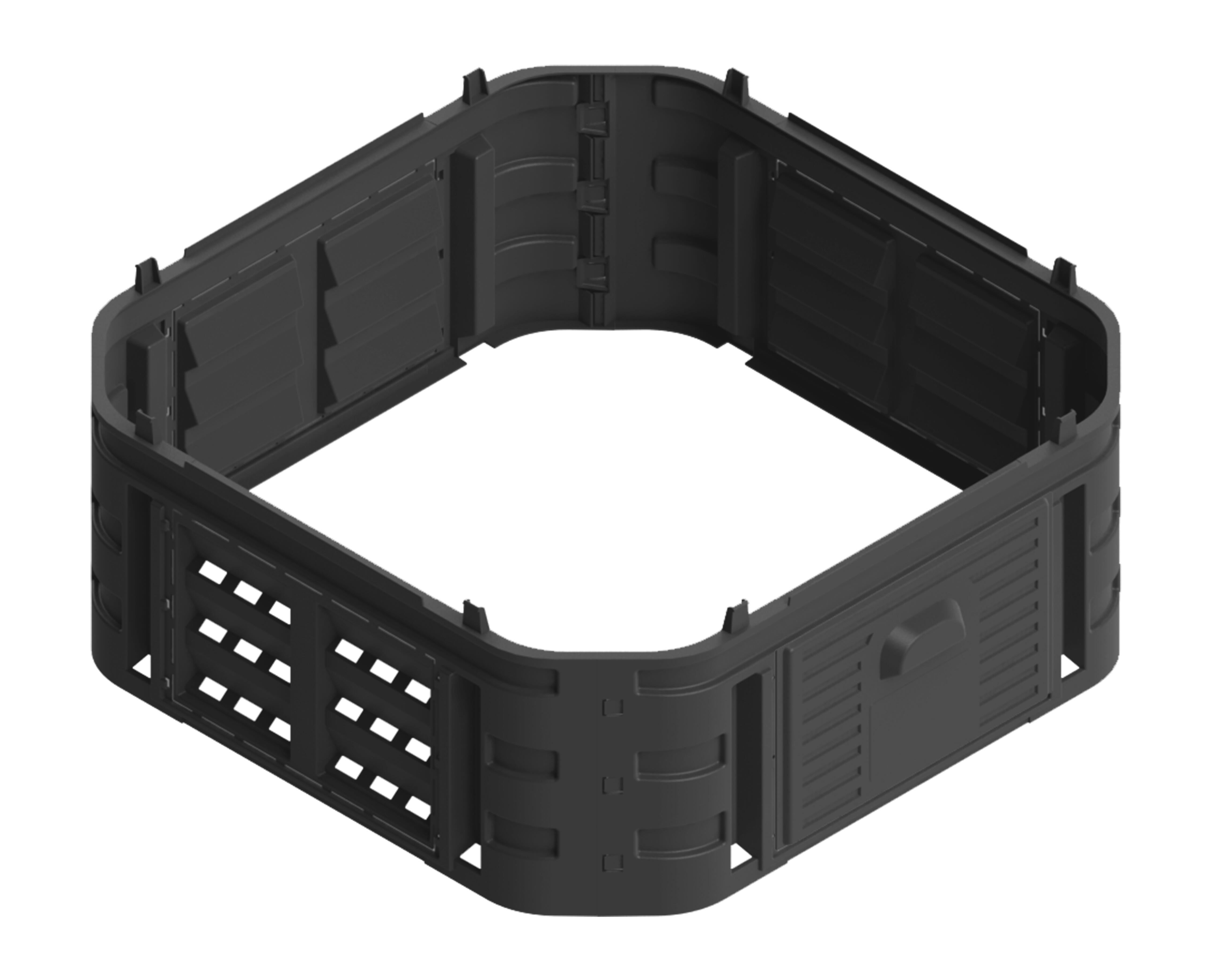 Composteur d'extérieur GEOLIA noir 260 l - 5
