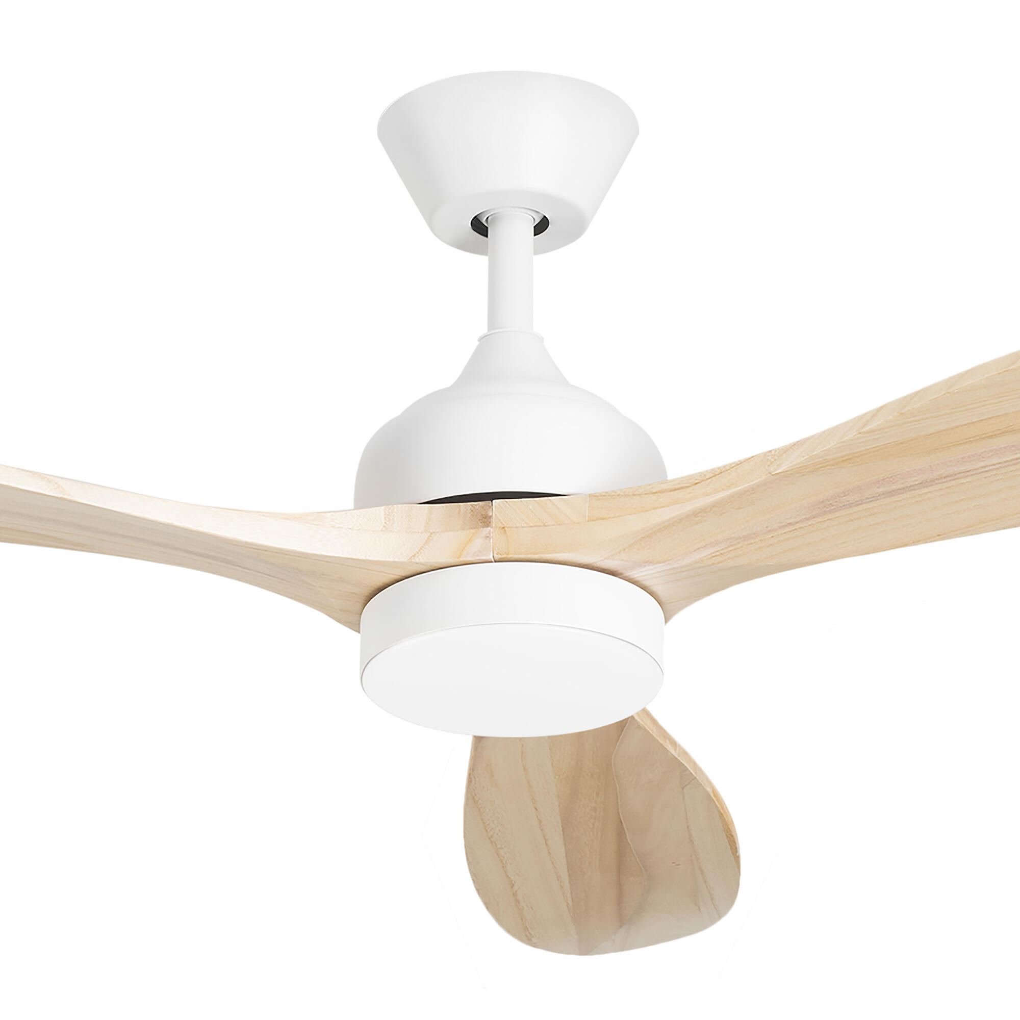 Ventilateur de plafond LED, Calar, 132 cm, FORLIGHT, blanc et bois - 6