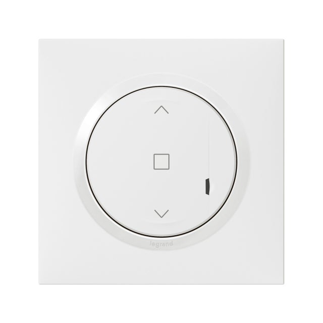 Interrupteur volet roulant connecté, LEGRAND Dooxie with Netatmo, blanc