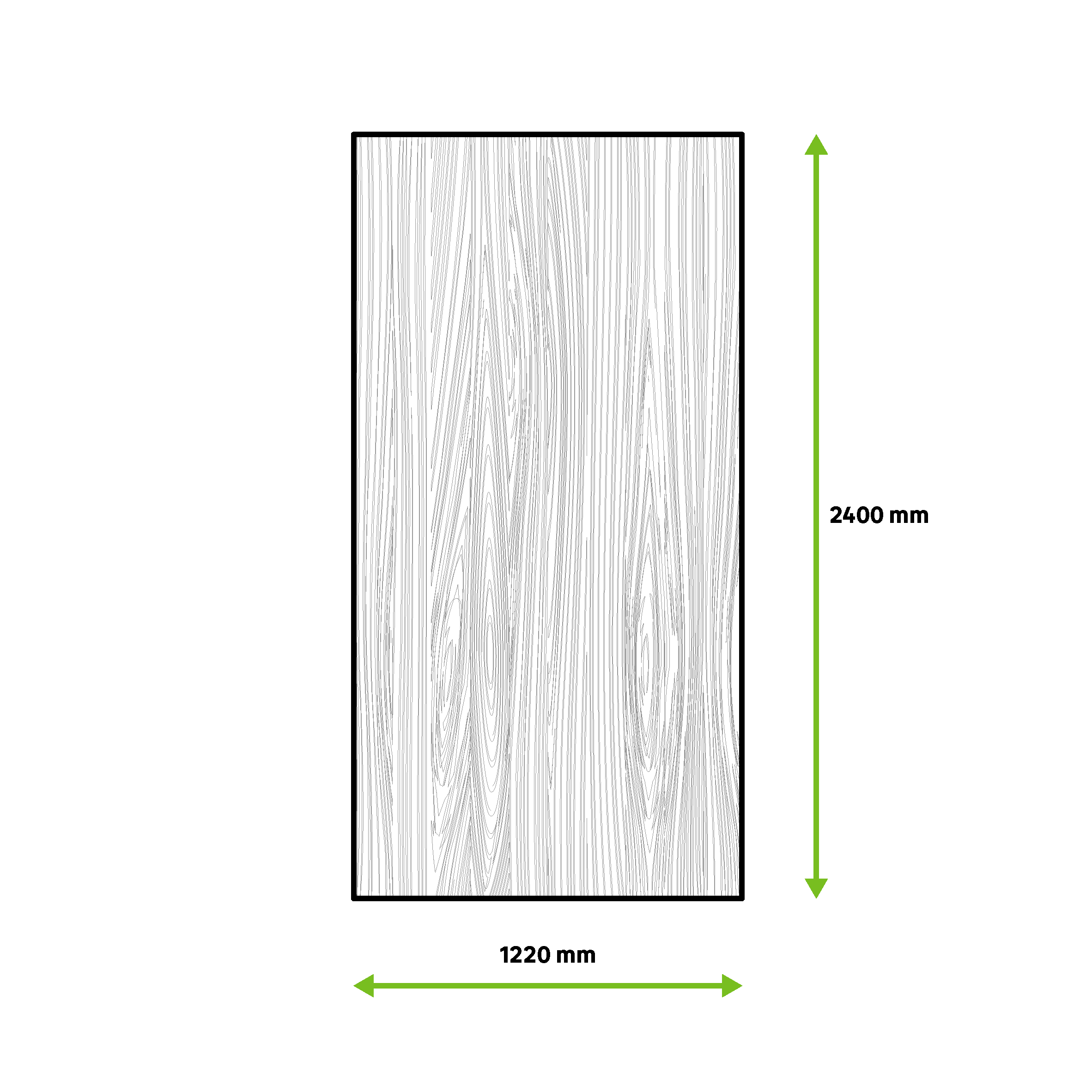 Tablero de aglomerado crudo de 122x244x1 cm (anchoxaltoxgrosor) - 6