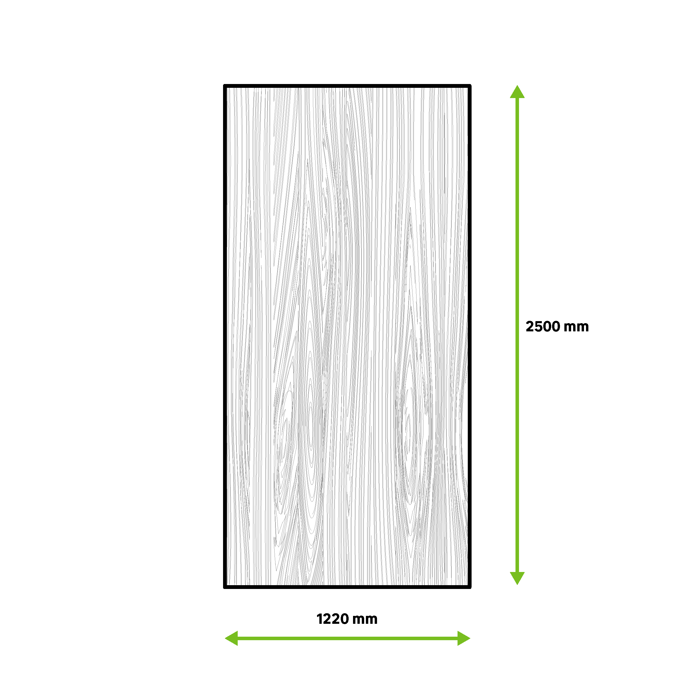Tablero de contrachapado crudo 122x250x1,5 cm (anchoxaltoxgrosor) - 8