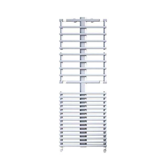 Termoarredo bagno IRSAP 149.9x55 cm interasse 500 mm bianco Opaco serie Get Up