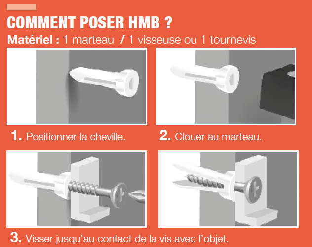Fixer des charges légères - 1
