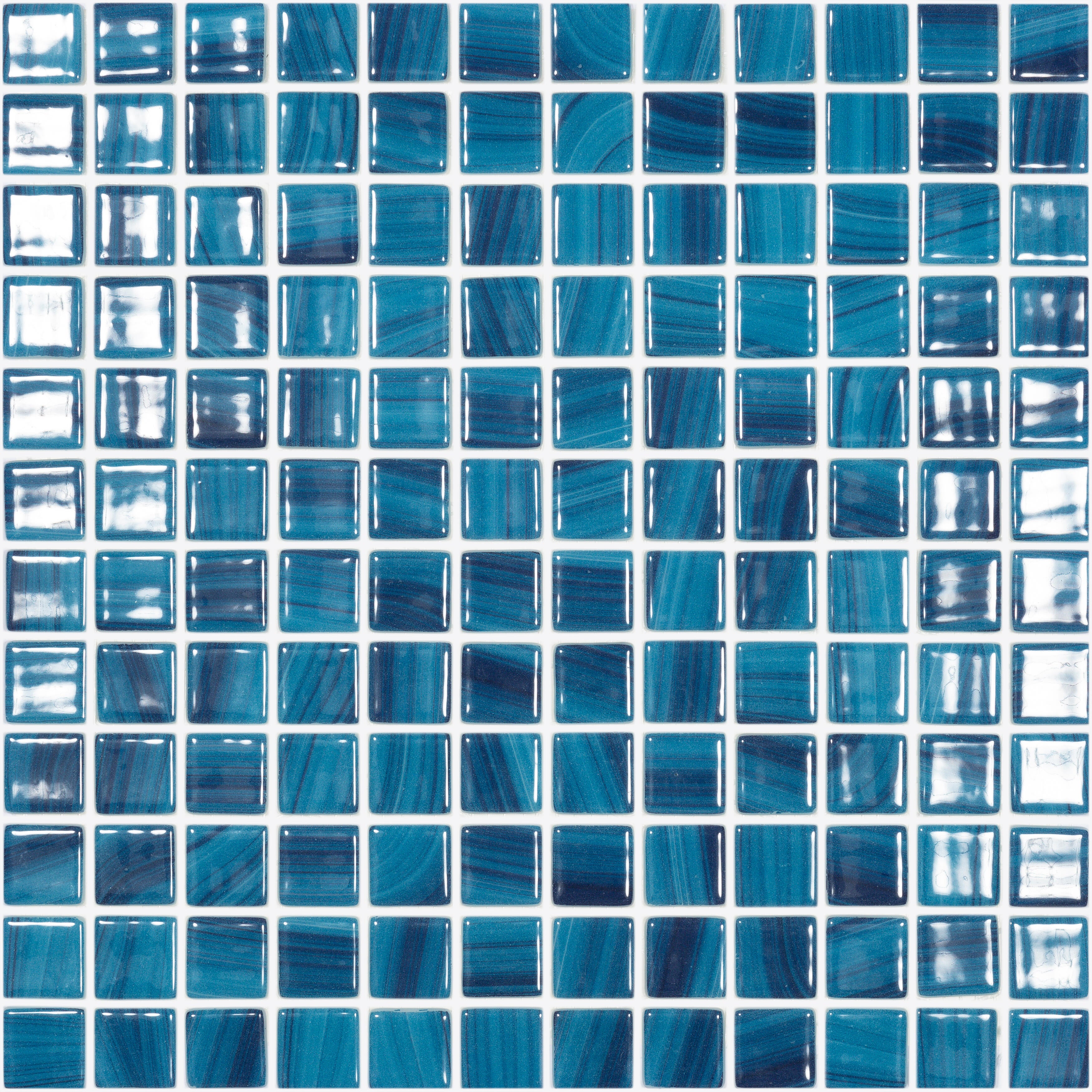 Gresite stone brillante 31.5x9.5 cm azul