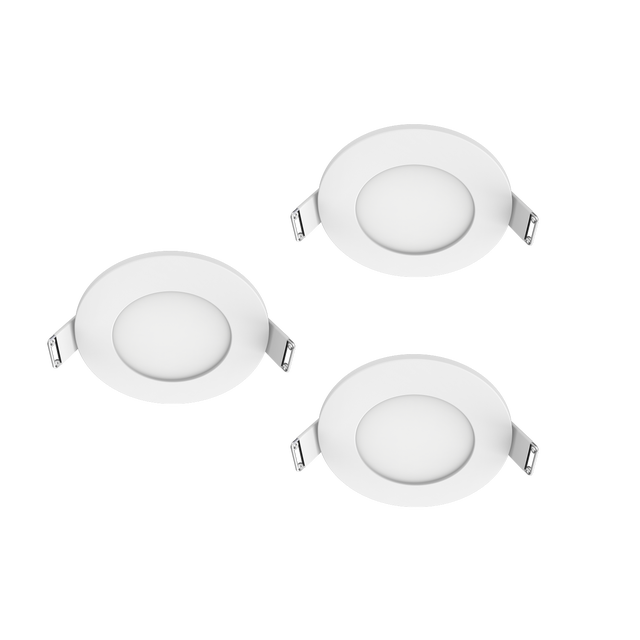 Pack de 3 focos LED Kilia INSPIRE blanco de 345 lm intensidad luz regulable IP65
