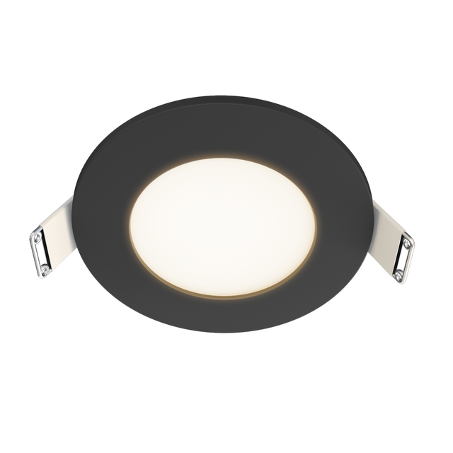 Spot LED encastré salle de bain Kilia IP65 blanc chaud/neutre rond noir Inspire