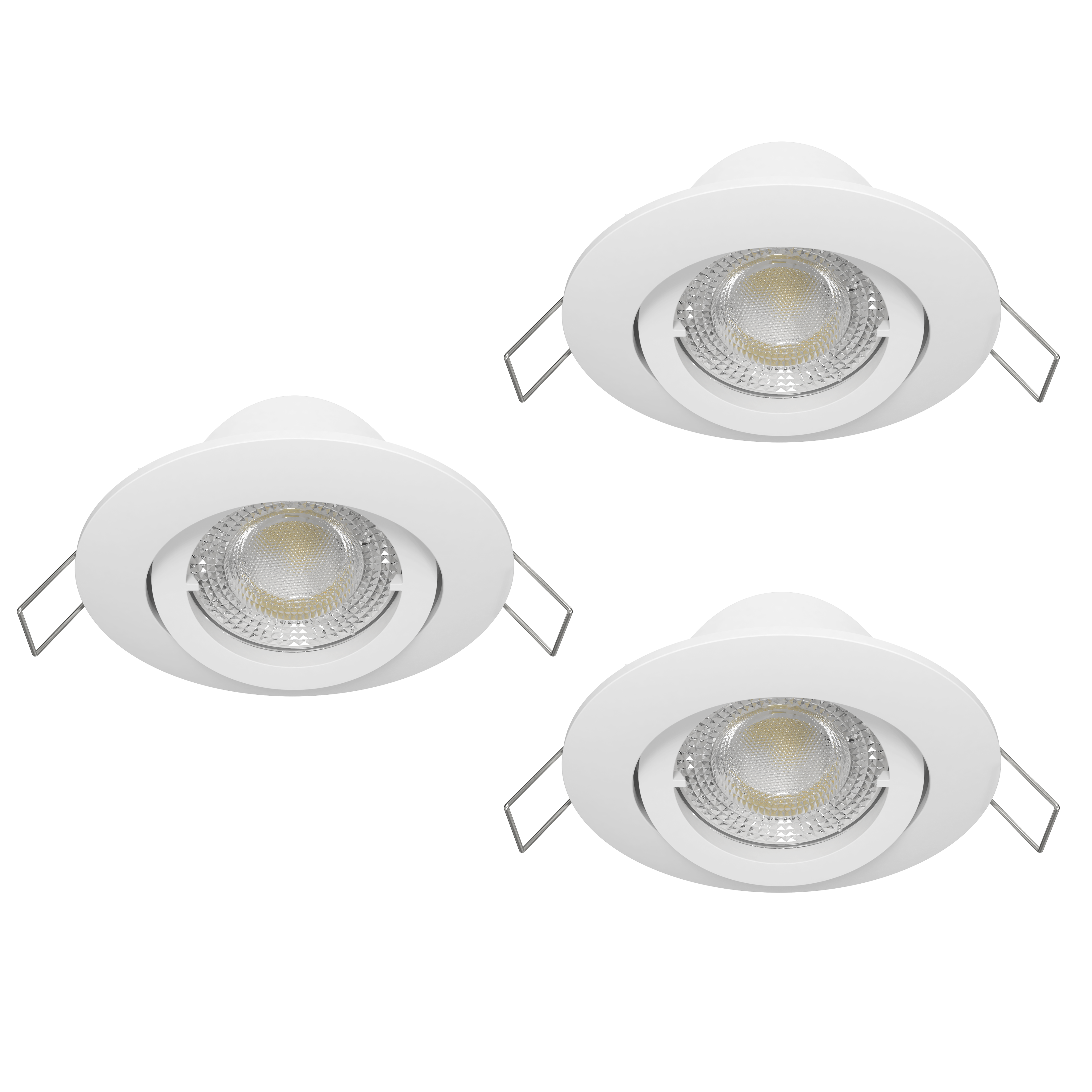 Kit 3 spots encastrés connecté Bama Enki gu10 couleurs et blancs, INSPIRE blanc - 6