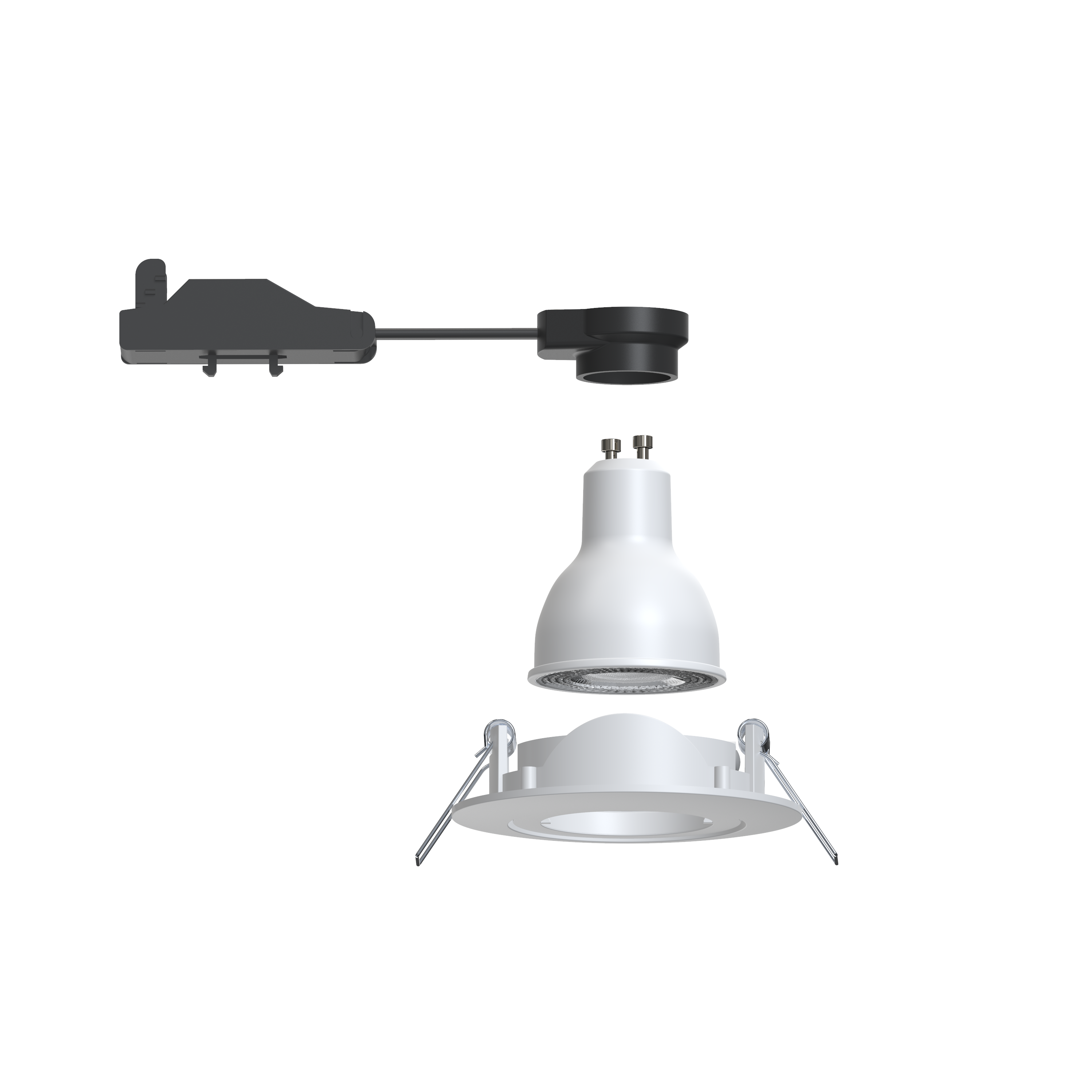 Kit 1 spot à encastrer connecté Bama Enki gu10 couleurs et blancs, INSPIRE blanc - 8