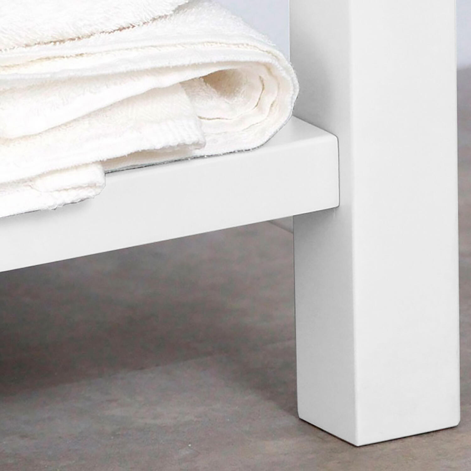 Columna de baño Kende blanco 60x165.3x38.6 cm con tirador oro - 2