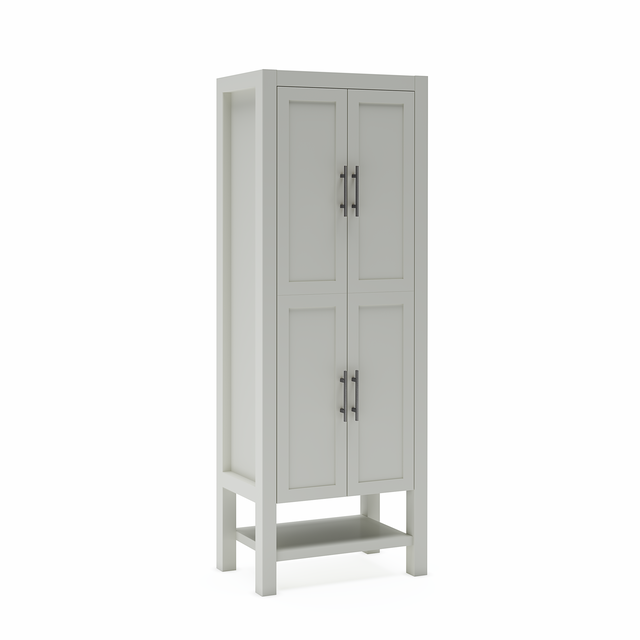 Colonne 4p l.60 x H.165.3 x P.38.6 cm blanc argt Kende