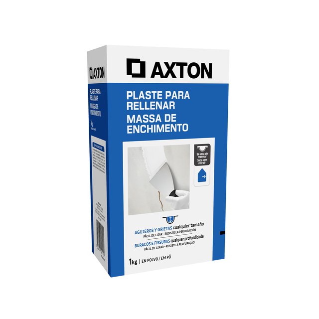 Plaste para rellenar en polvo AXTON 1 kg