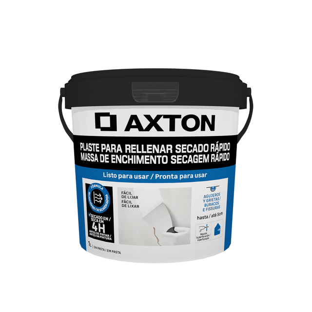 Massa enchimento Seca rápido Axton 1L