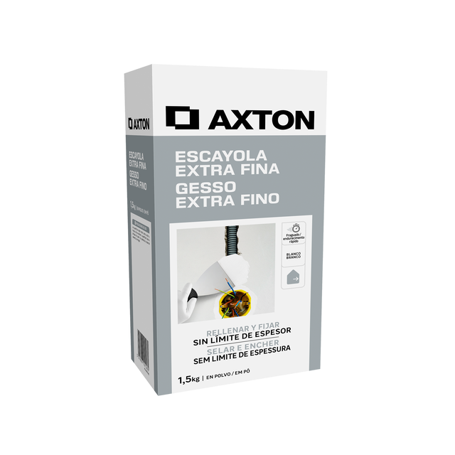 Gesso em pó para reparação 1,5 kg Axton