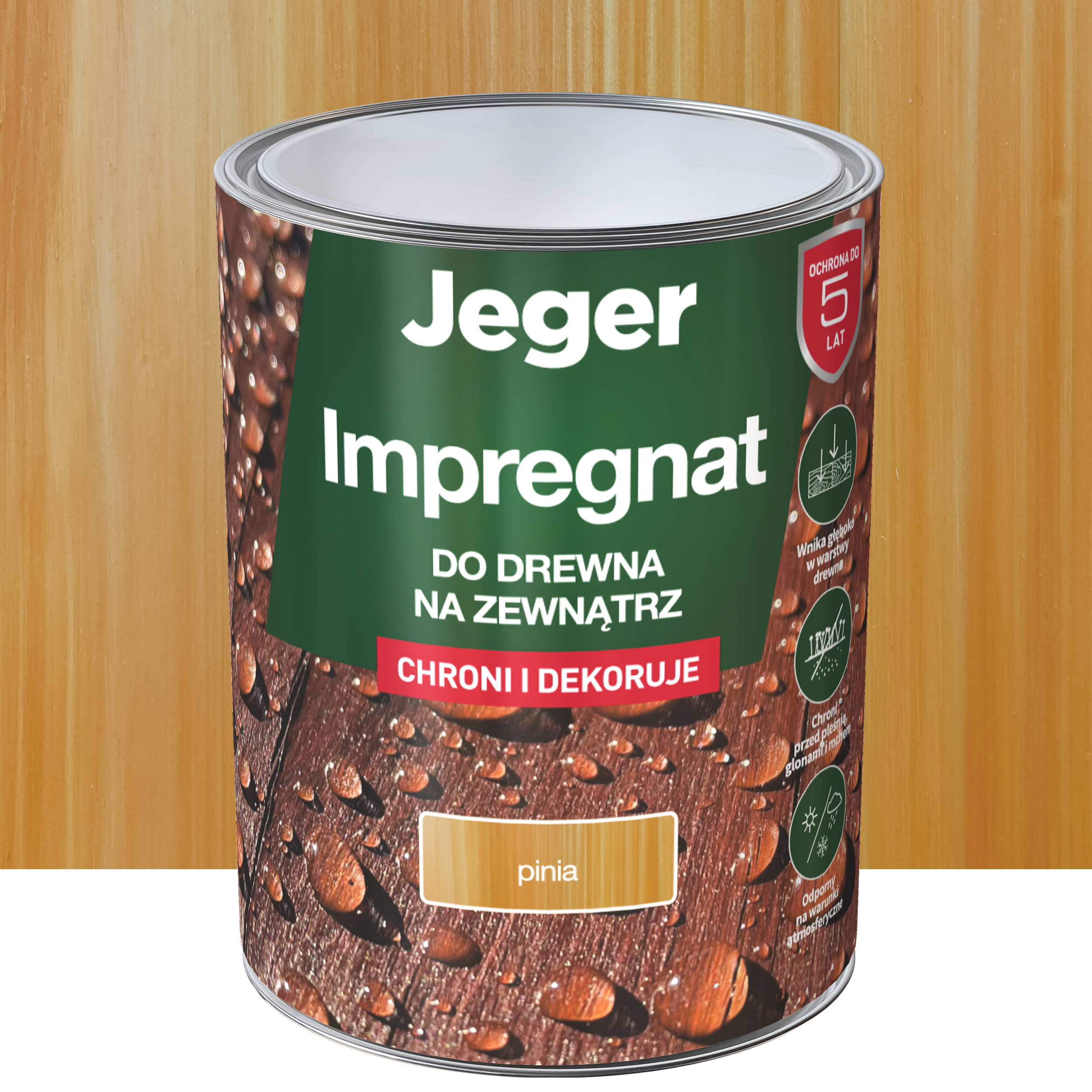 Impregnat do drewna 5 l Pinia Jeger