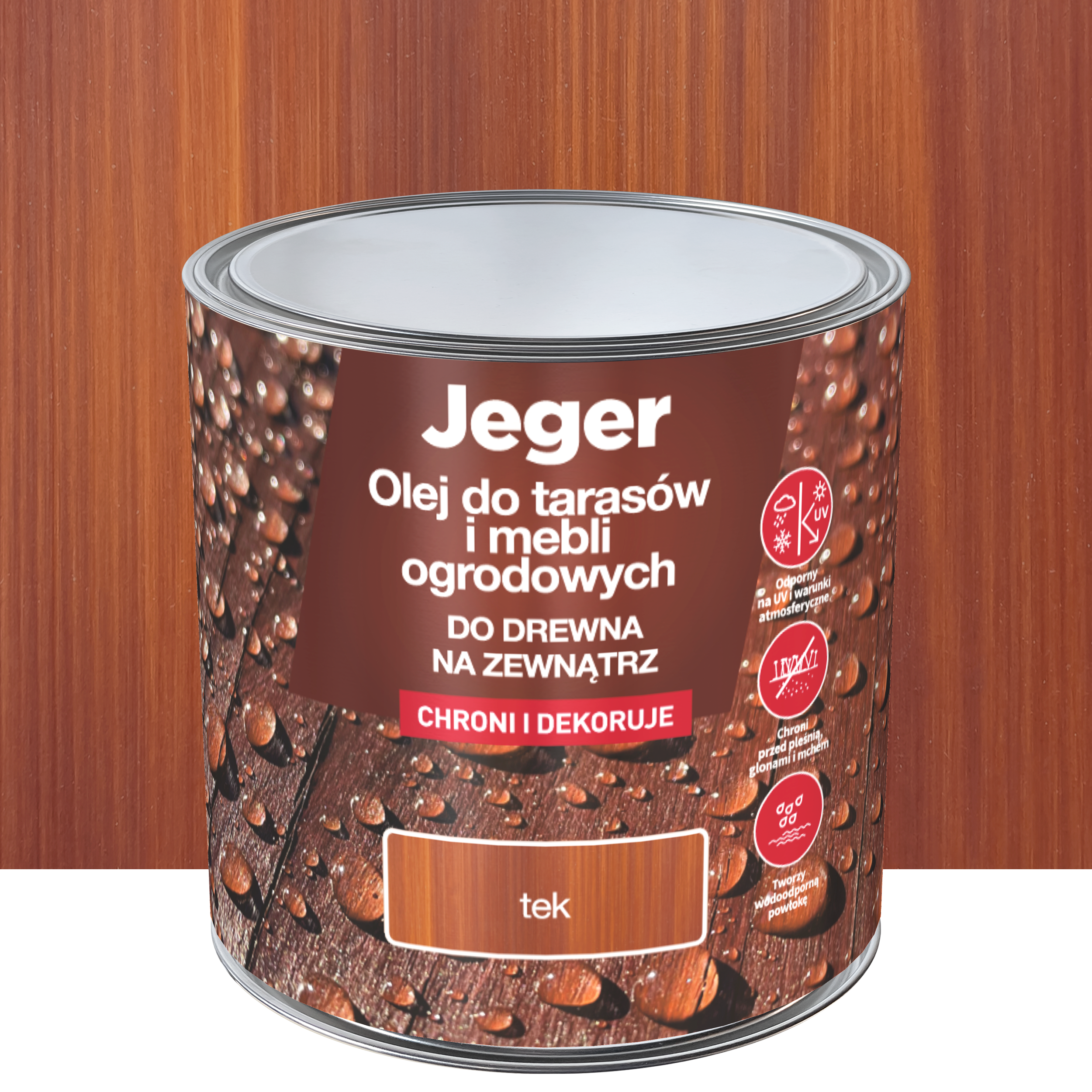 Olej do tarasów Tek 2.5 l Jeger