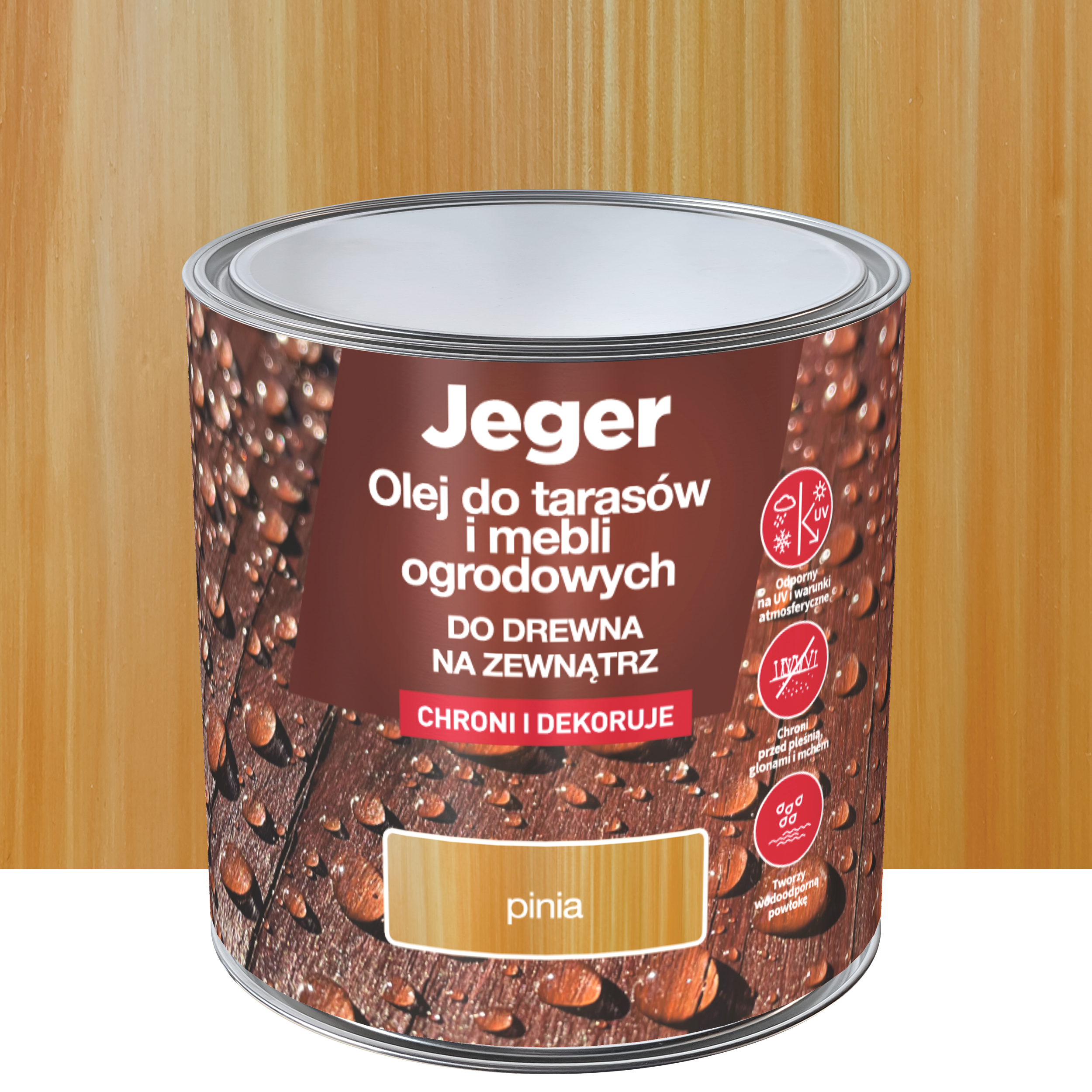 Olej do tarasów Pinia 2.5 l Jeger