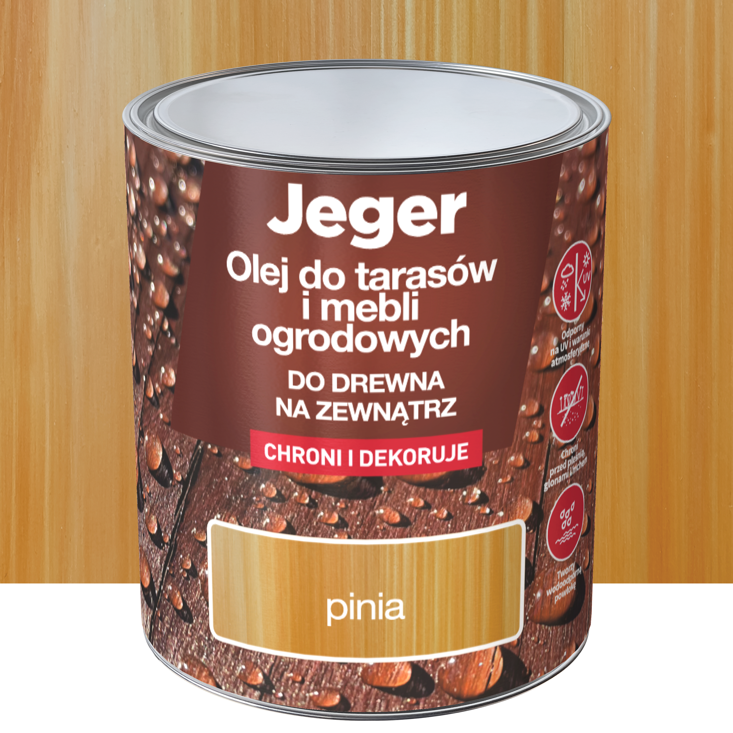 Olej do tarasów Pinia 0.7 l Jeger