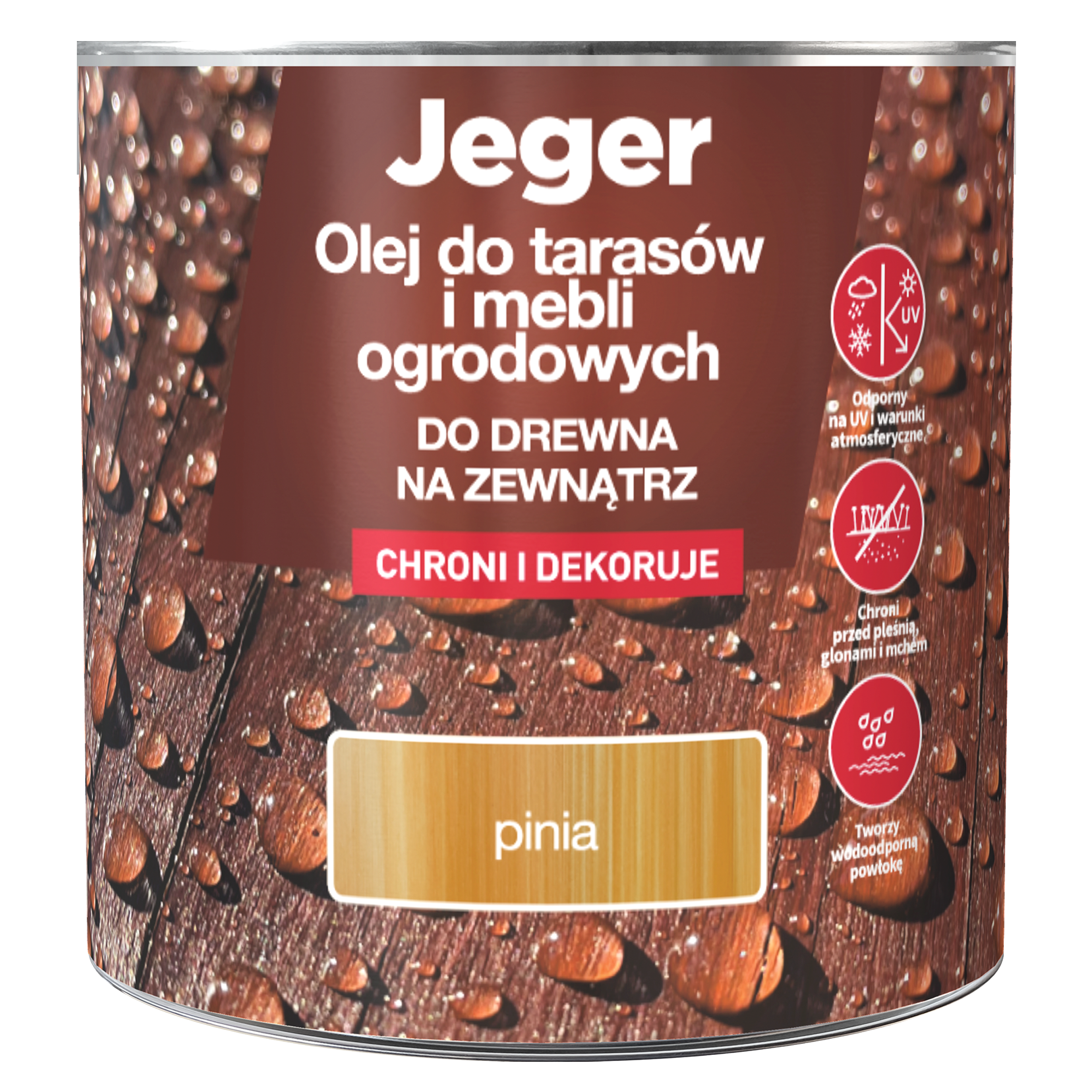 Olej do tarasów Pinia 2.5 l Jeger - 3