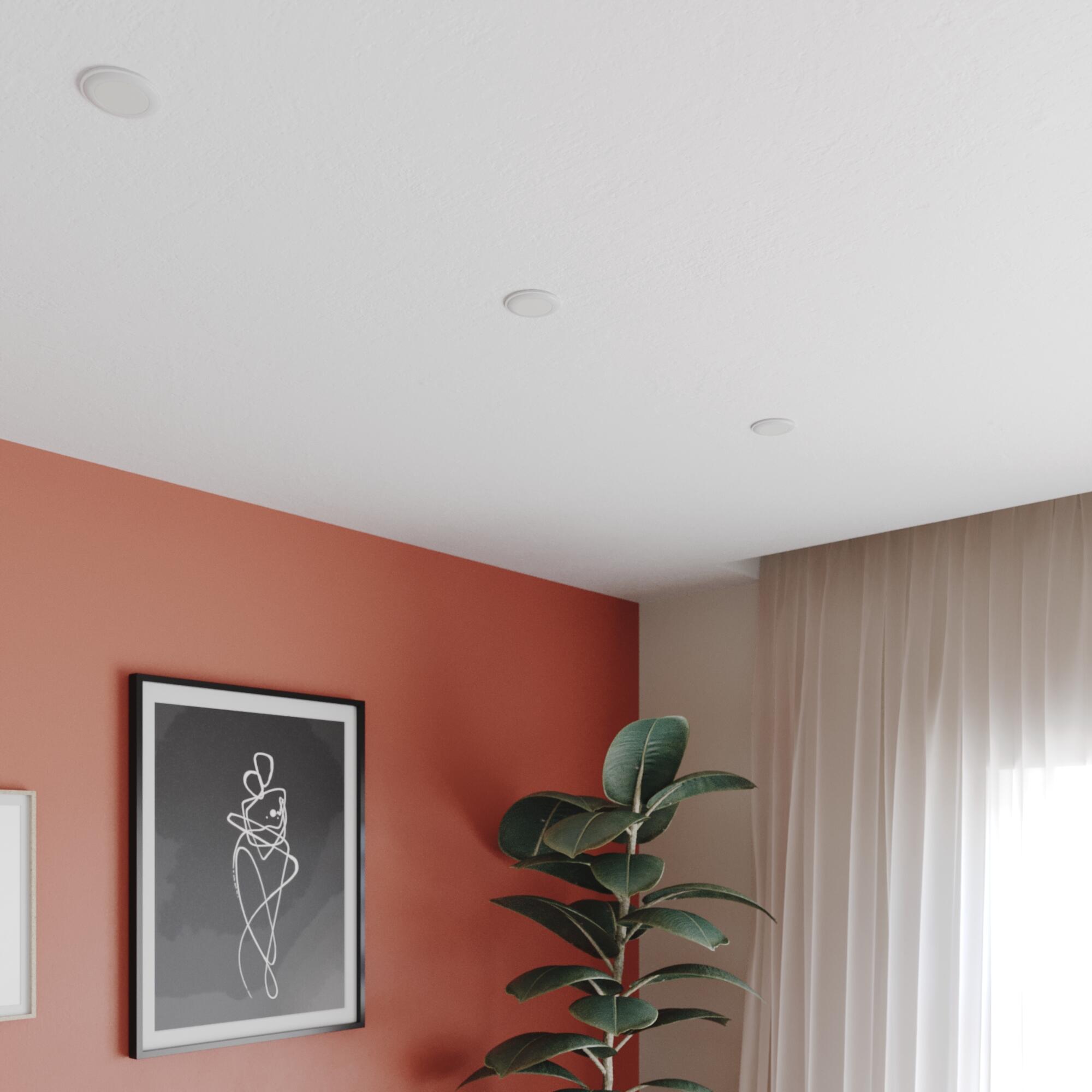 Faretto da incasso con fonte luminosa fisso Modulo LED INSPIRE UFO bianco  Ø 8.2 cm Luce bianco naturale - 3