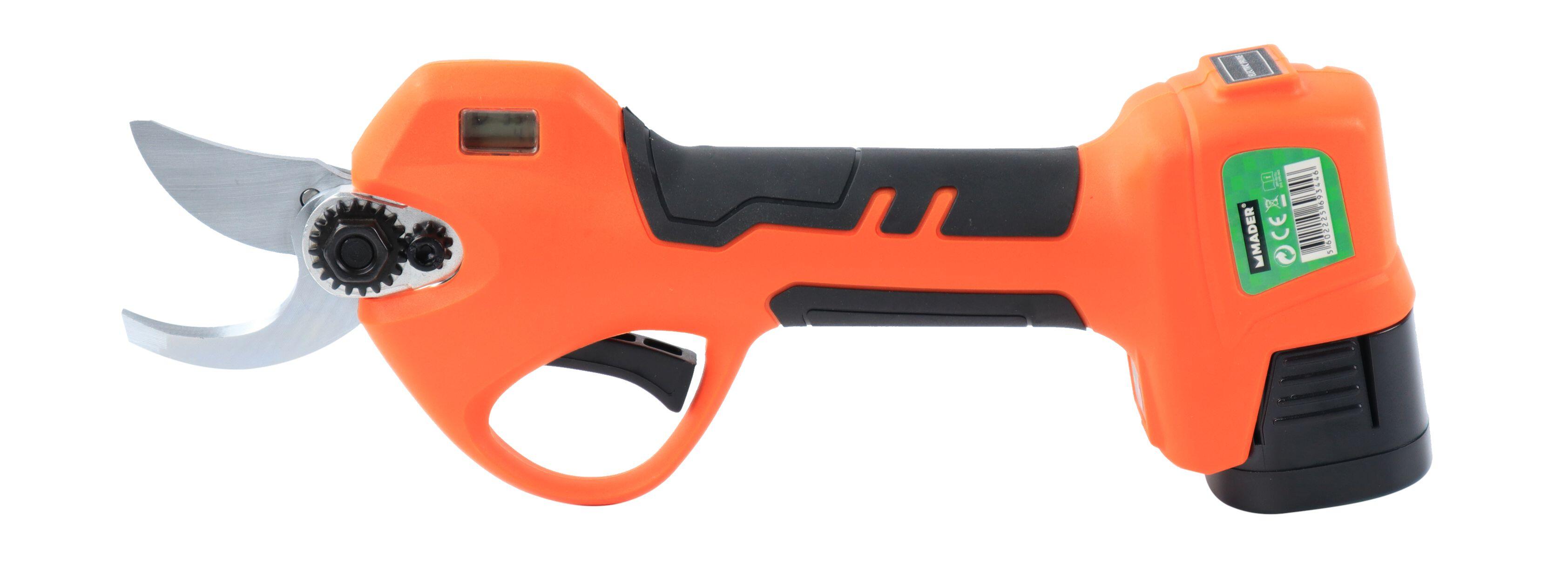 Tijera de poda a batería 16,8v 2ah + pantalla