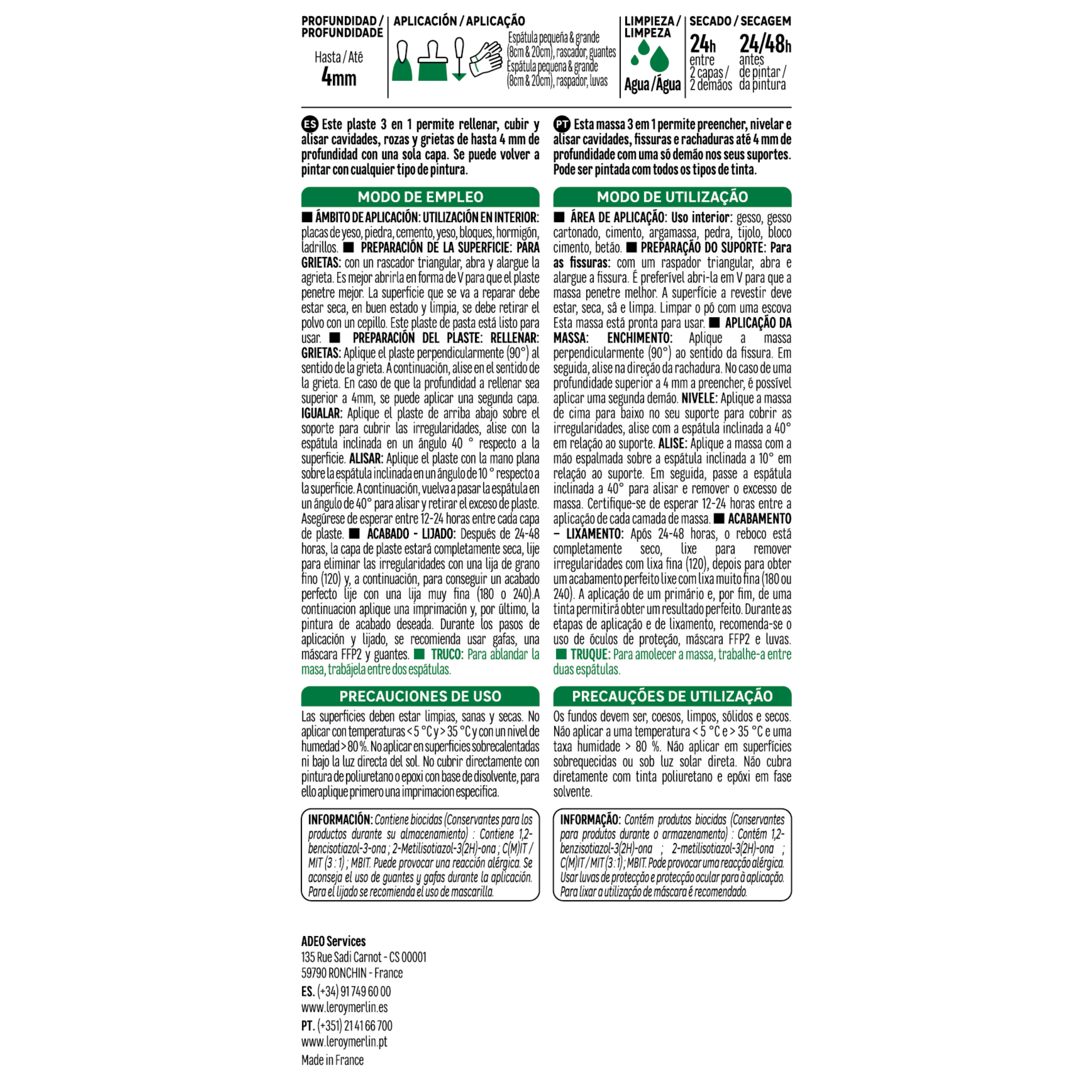 Massa enchimento multifunções Axton 330 gr - 4