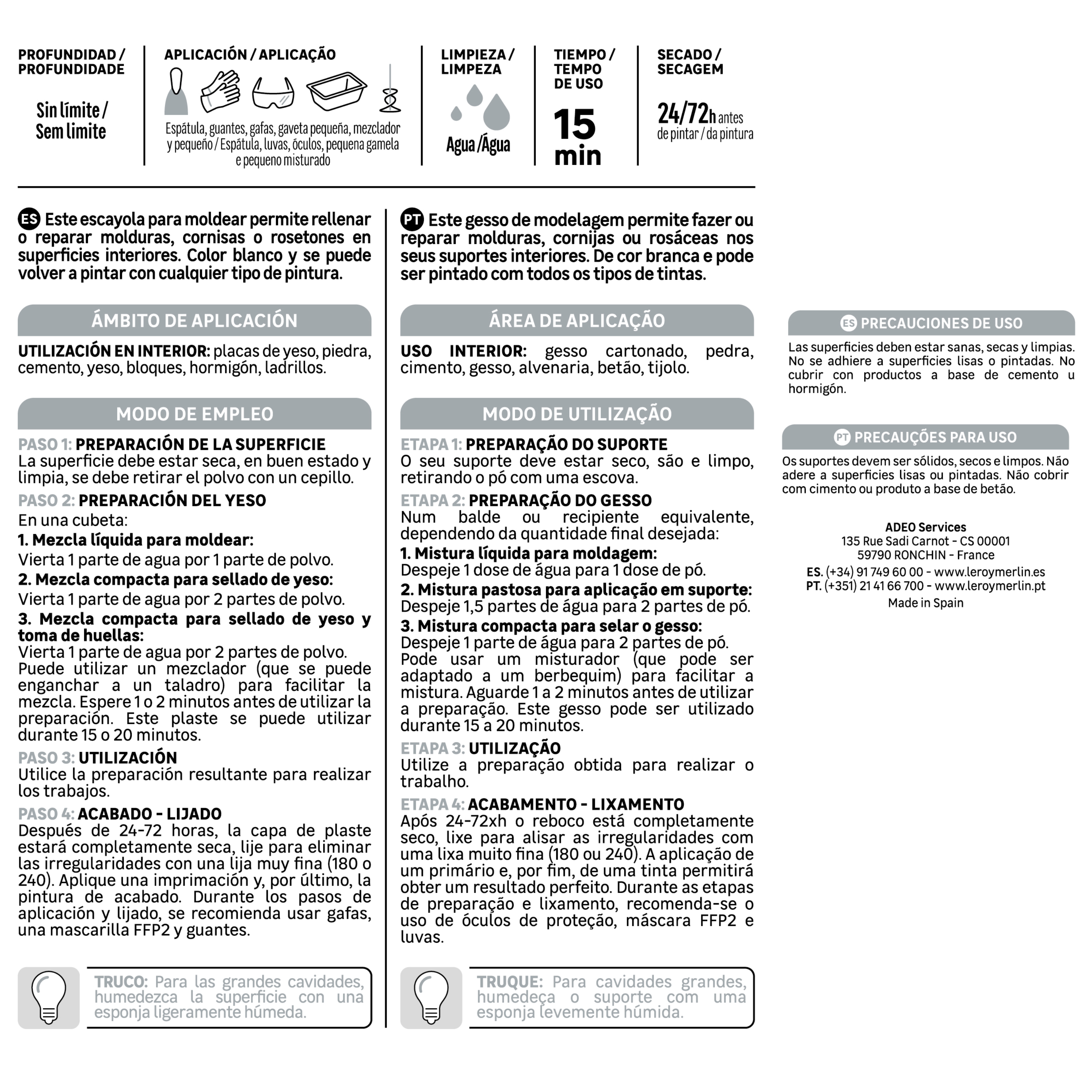 Escayola para moldear 2 kg - 2