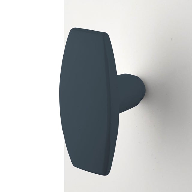2 boutons de porte ALPERTEC aluminium gris anthracite