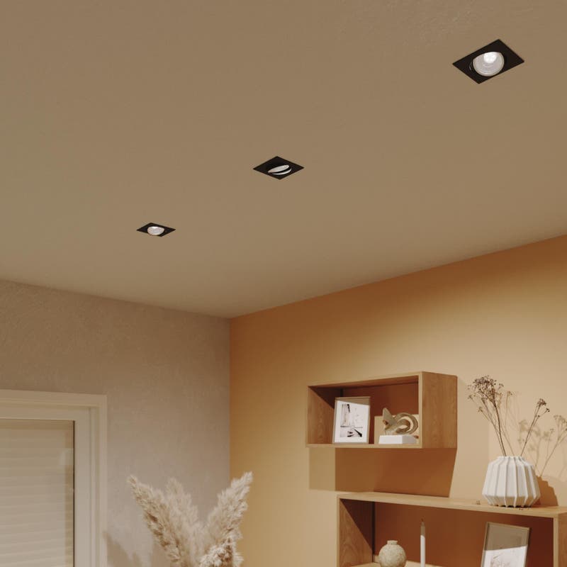 Foco de techo empotrable LED, 14 W, iluminación de techo para interiores,  iluminación direccional, sala de estar, cocina, dormitorio, techo, ángulo  de
