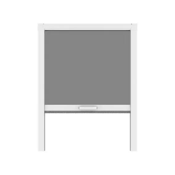 Moustiquaire H160xl125cm enroulement vertical/fenêtre MOUSTIKIT OPTIMA PVC blanc - 5