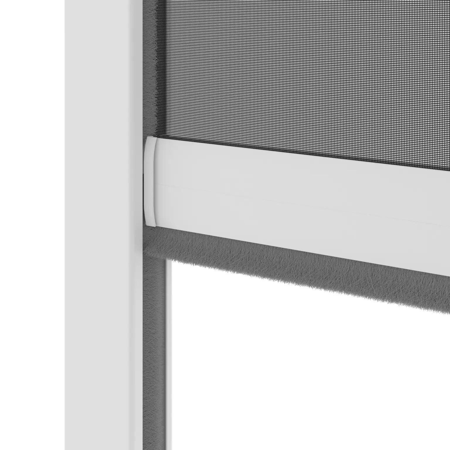 Moustiquaire H160xl125cm enroulement vertical/fenêtre MOUSTIKIT OPTIMA PVC blanc - 8