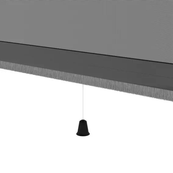 Moustiquaire H.160xl.125cm enroulement vertical pour fenêtre MOUSTIKIT alu gris - 5