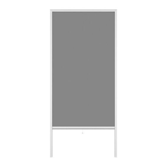 Moustiquaire H.230xl.125cm enroult vertical/pte fen MOUSTIKIT CONFORT alu blanc