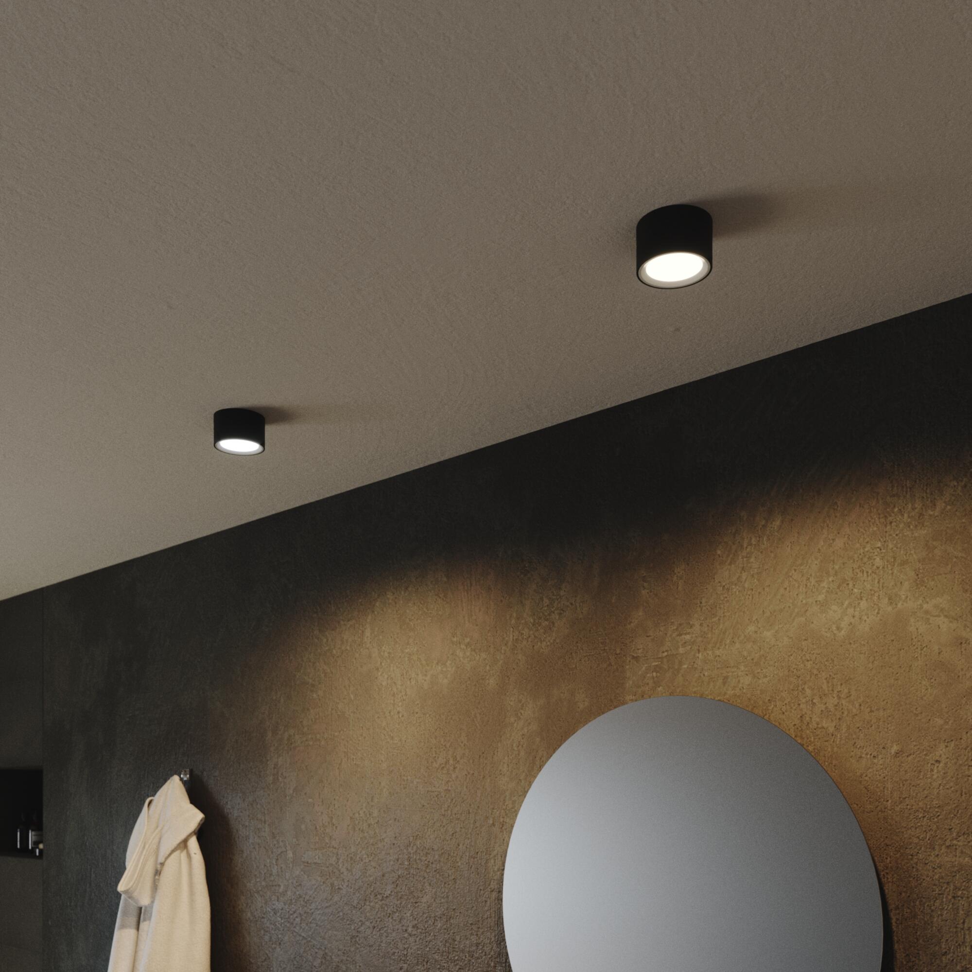 Oprawa natynkowa Tori czarna IP44 LED Inspire - 3