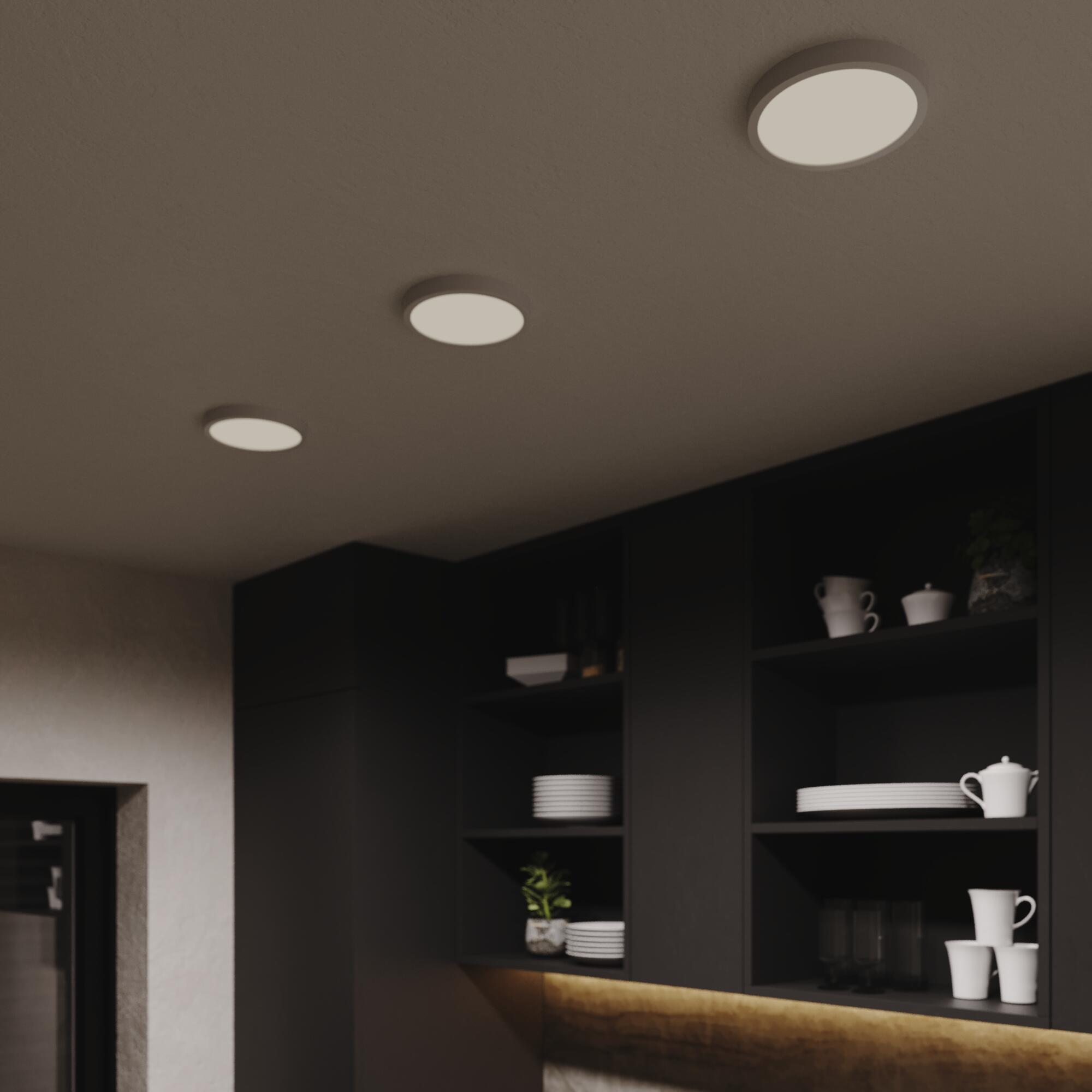 Oprawa LED Sanoa biała 17 cm IP44 Inspire - 7