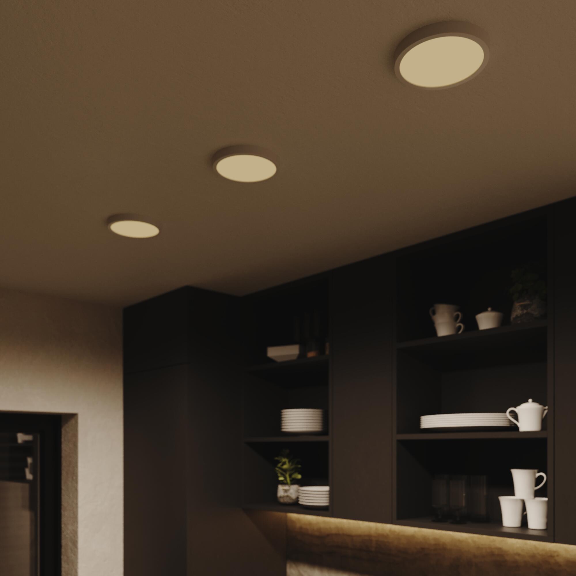 Oprawa LED Sanoa biała 17 cm IP44 Inspire - 5