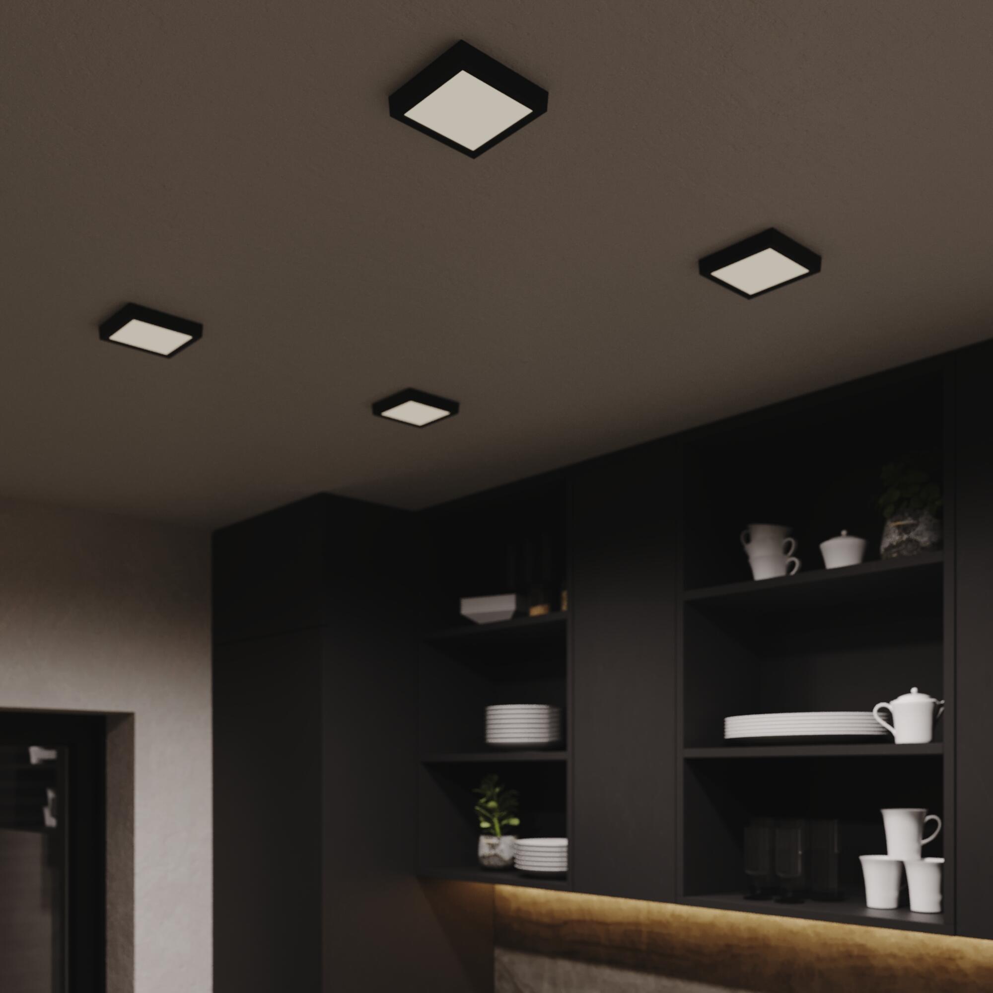 Oprawa LED Sanoa czarna 12 cm IP44 Inspire - 7