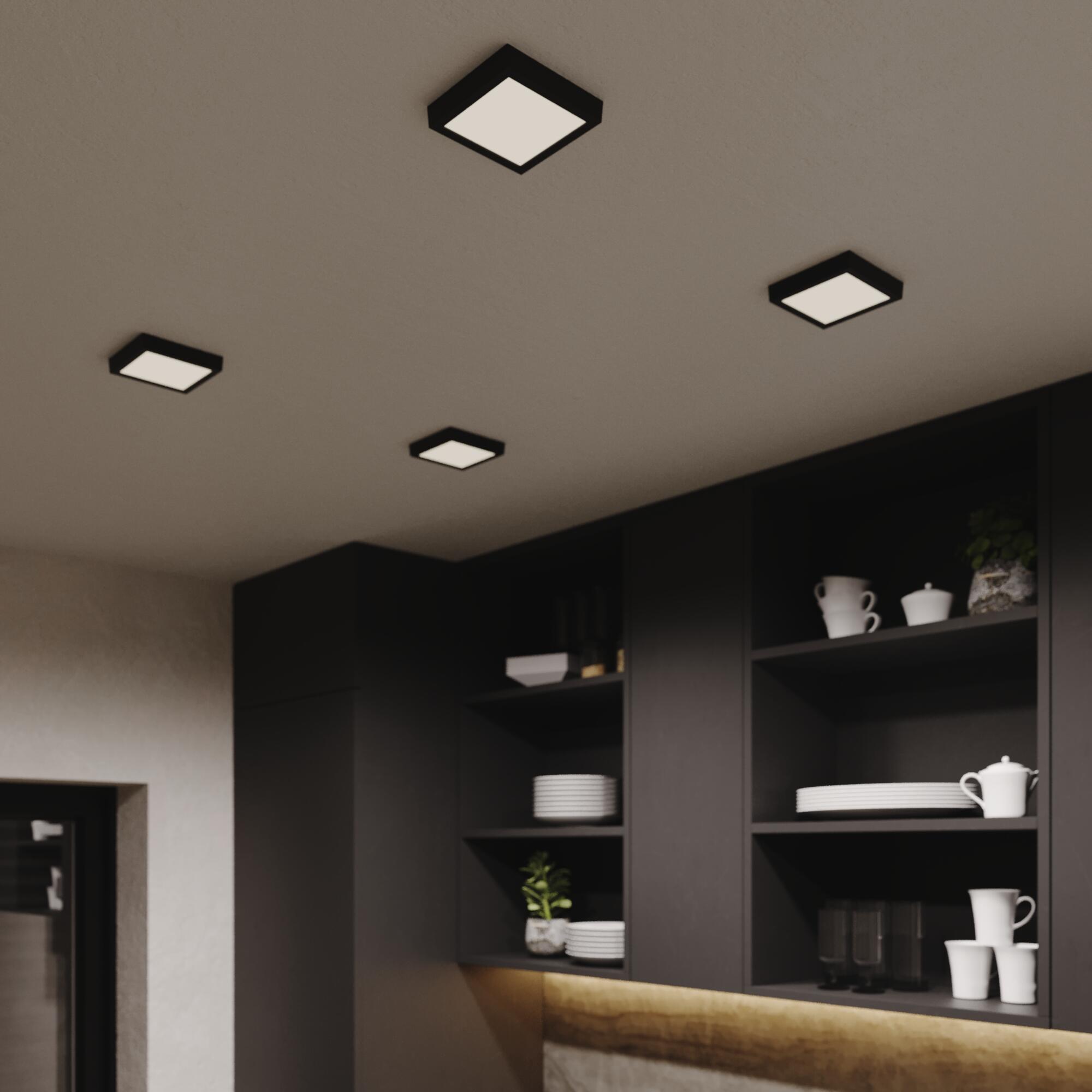 Oprawa LED Sanoa czarna 12 cm IP44 Inspire - 6