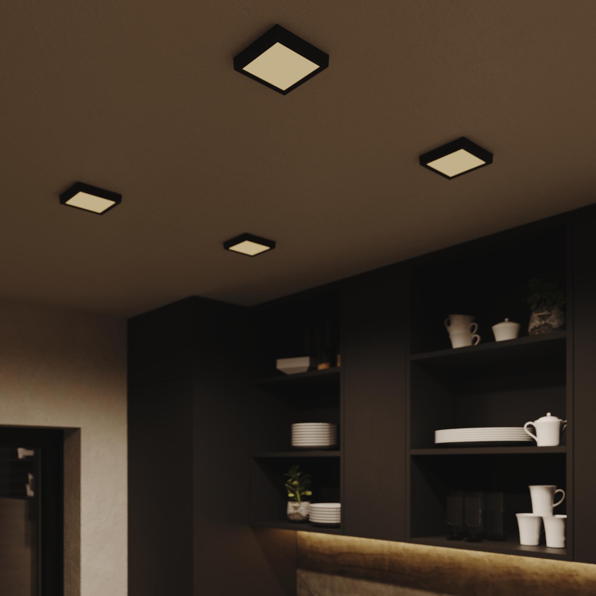 Oprawa LED Sanoa czarna 12 cm IP44 Inspire - 5