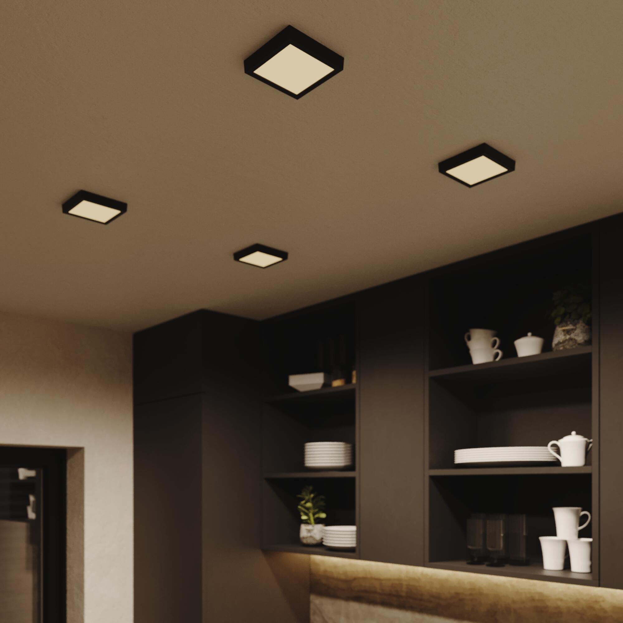 Oprawa LED Sanoa czarna 12 cm IP44 Inspire - 4