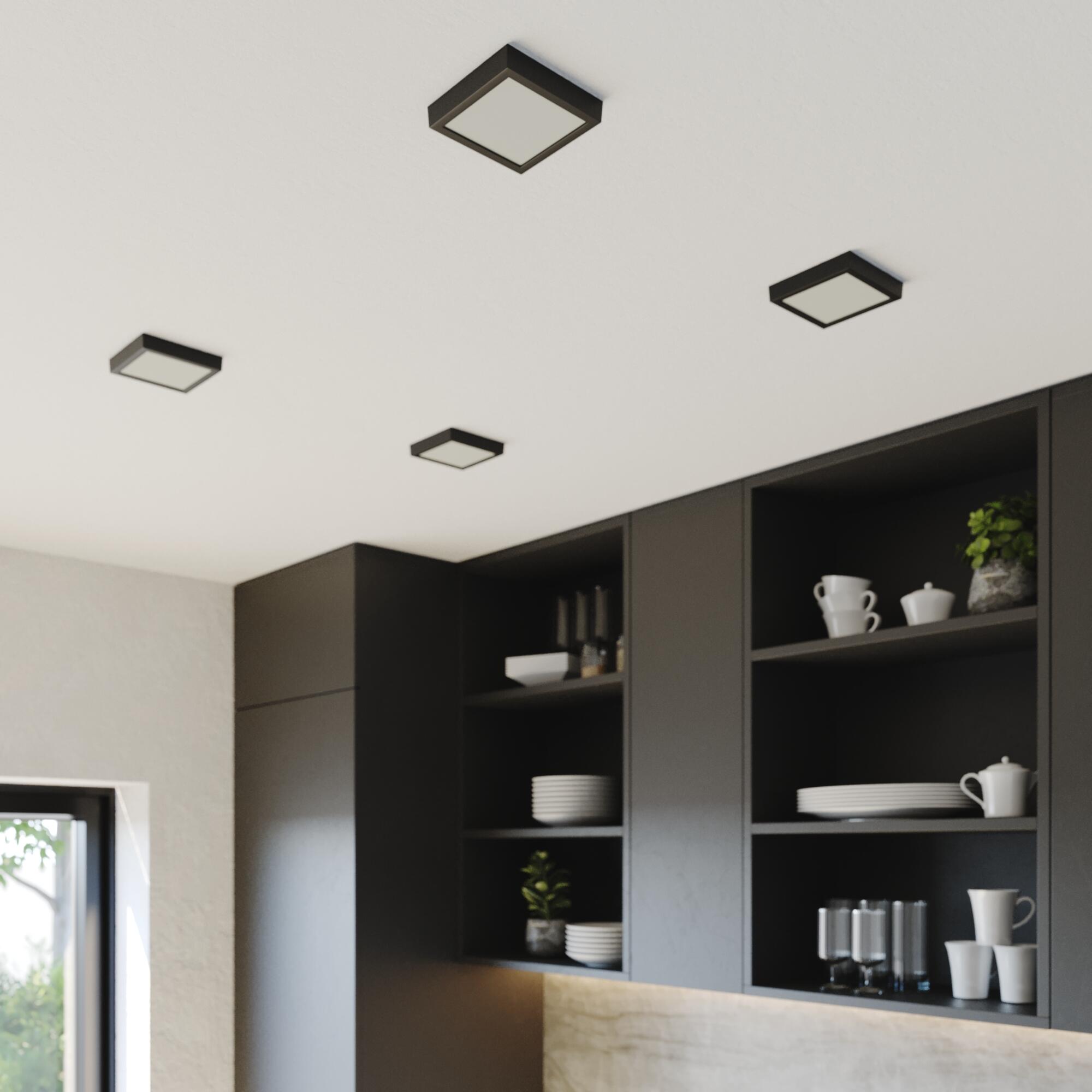 Oprawa LED Sanoa czarna 12 cm IP44 Inspire - 3