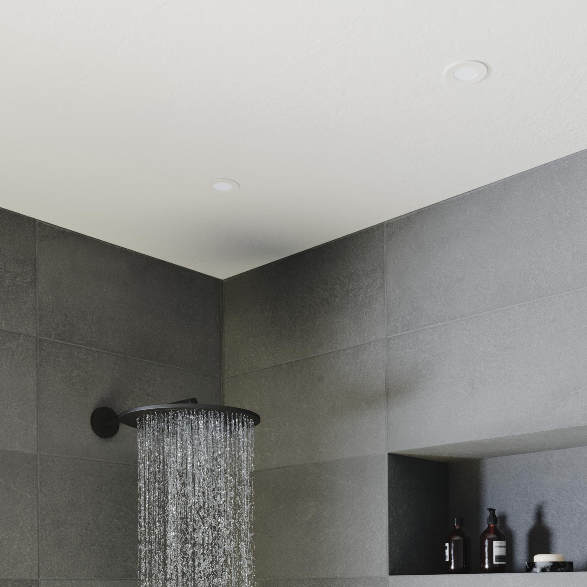 Spot LED encastré salle de bain Kilia IP65 blanc chaud/neutre rond blanc Inspire - 4