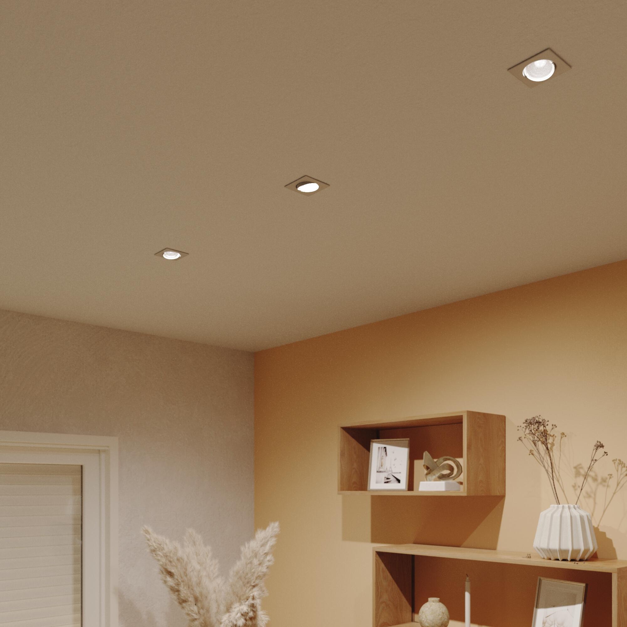 Foco de encastrar INSPIRE CLANE LED QUADRADO GU10 50W - 3