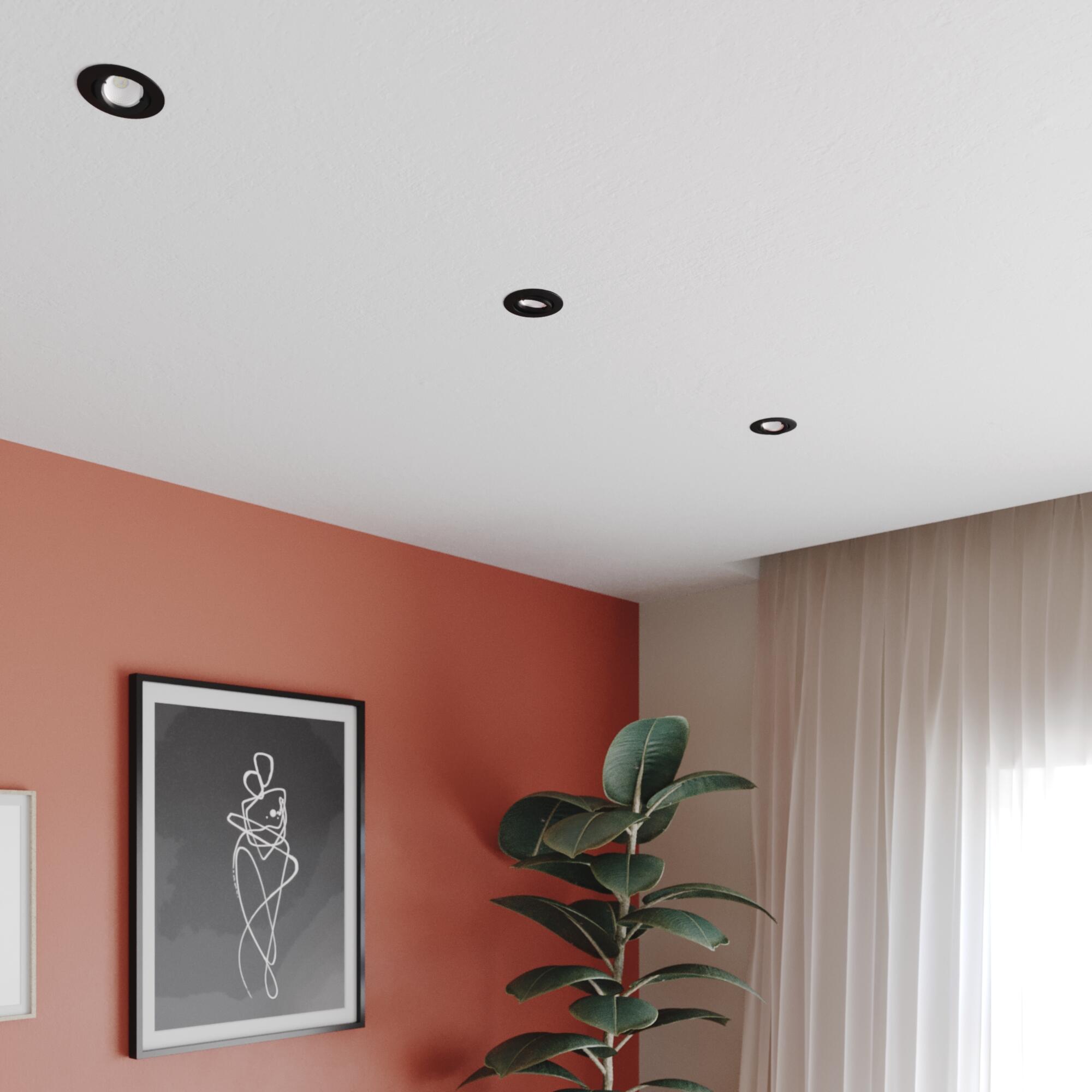 Oprawa stropowa oczko Bama czarna GU10 Inspire - 4