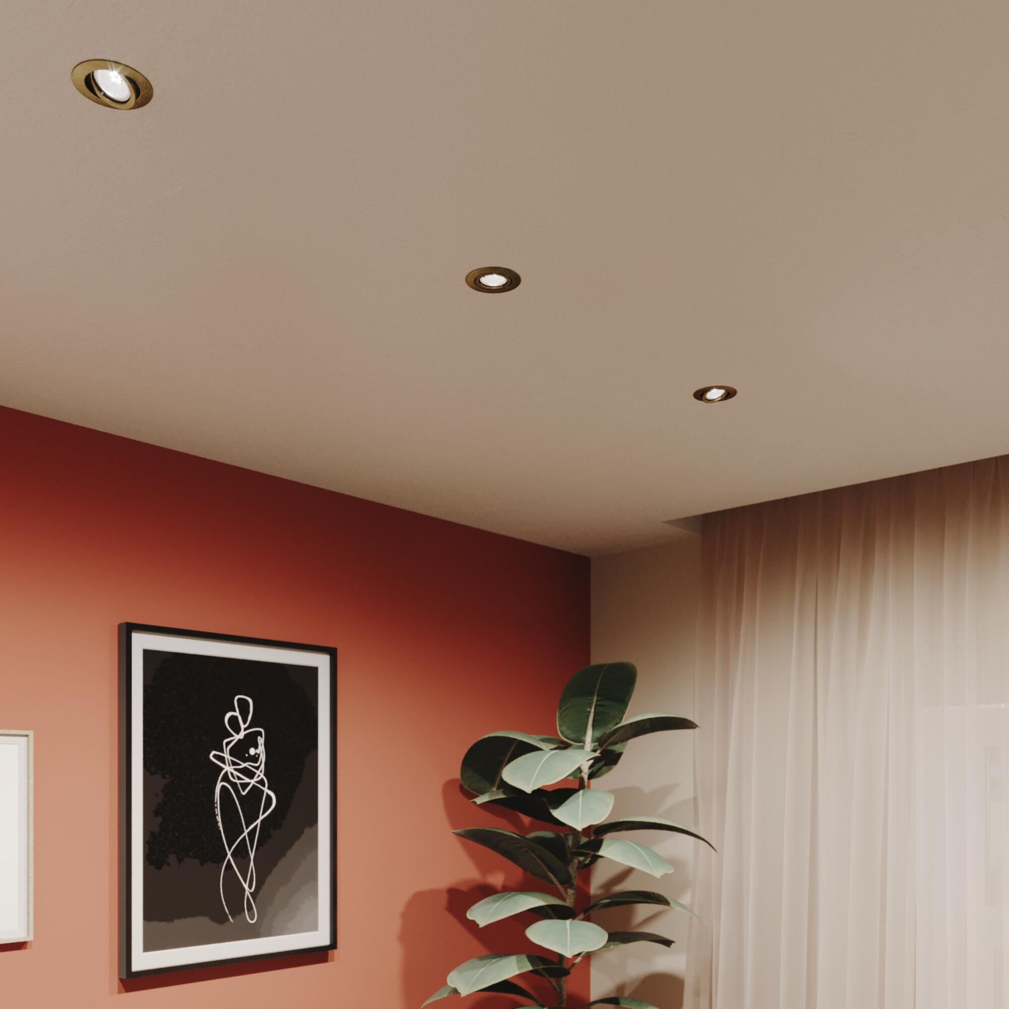 Oprawa stropowa oczko Bama złota GU10 Inspire - 4