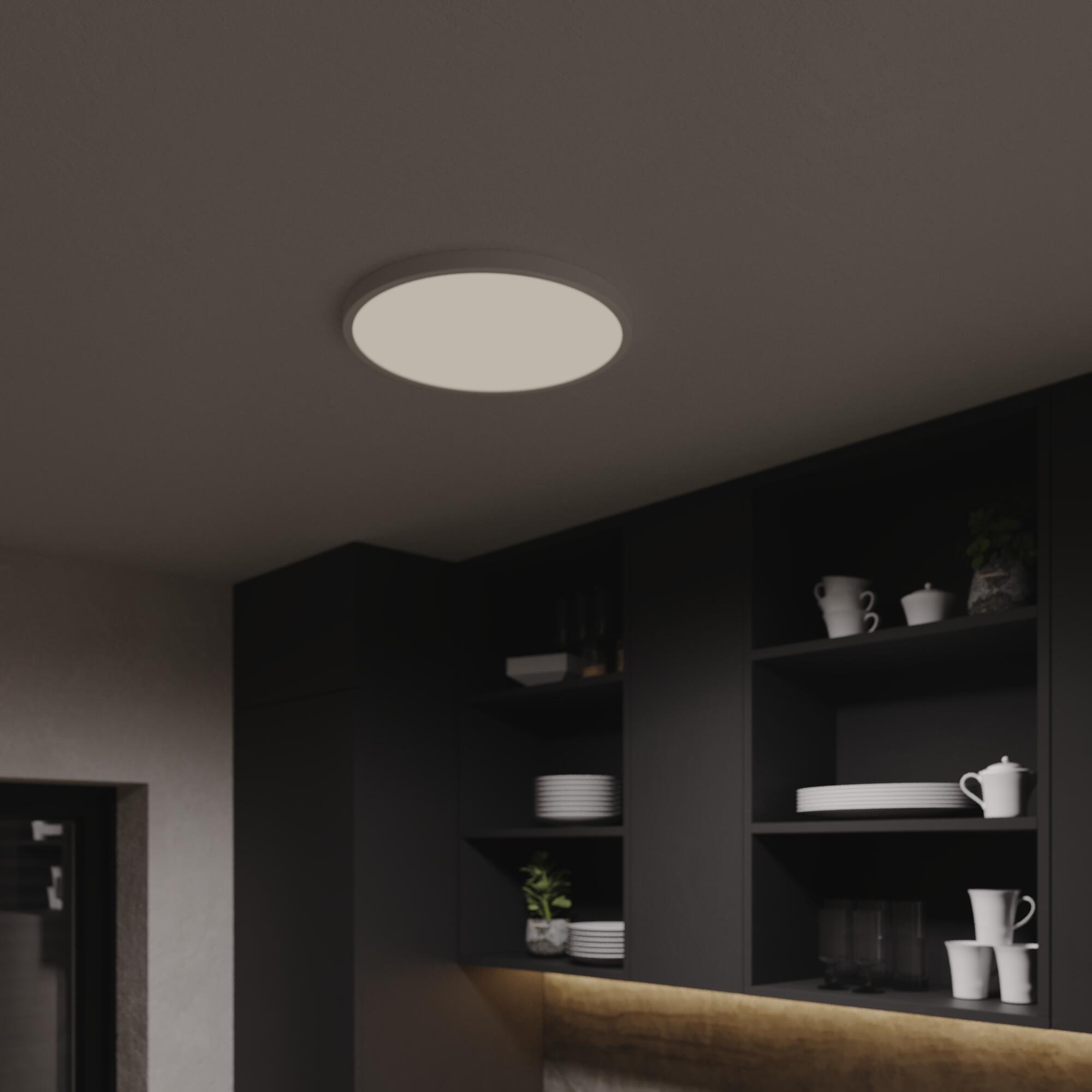 Painel LED redondo Sanoa Inspire 4000lm IP44 40x40 cm branco - 12