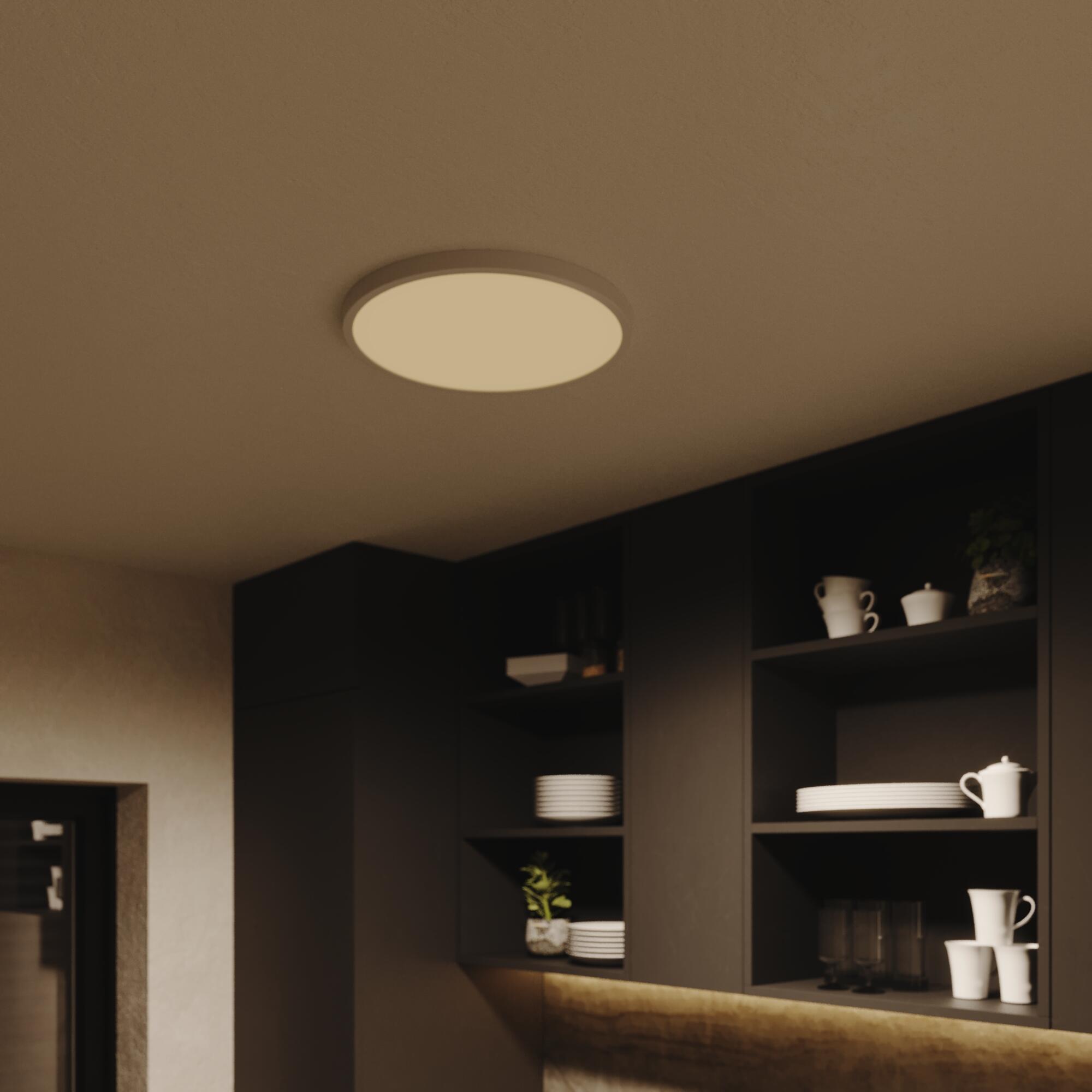 Painel LED redondo Sanoa Inspire 4000lm IP44 40x40 cm branco - 10