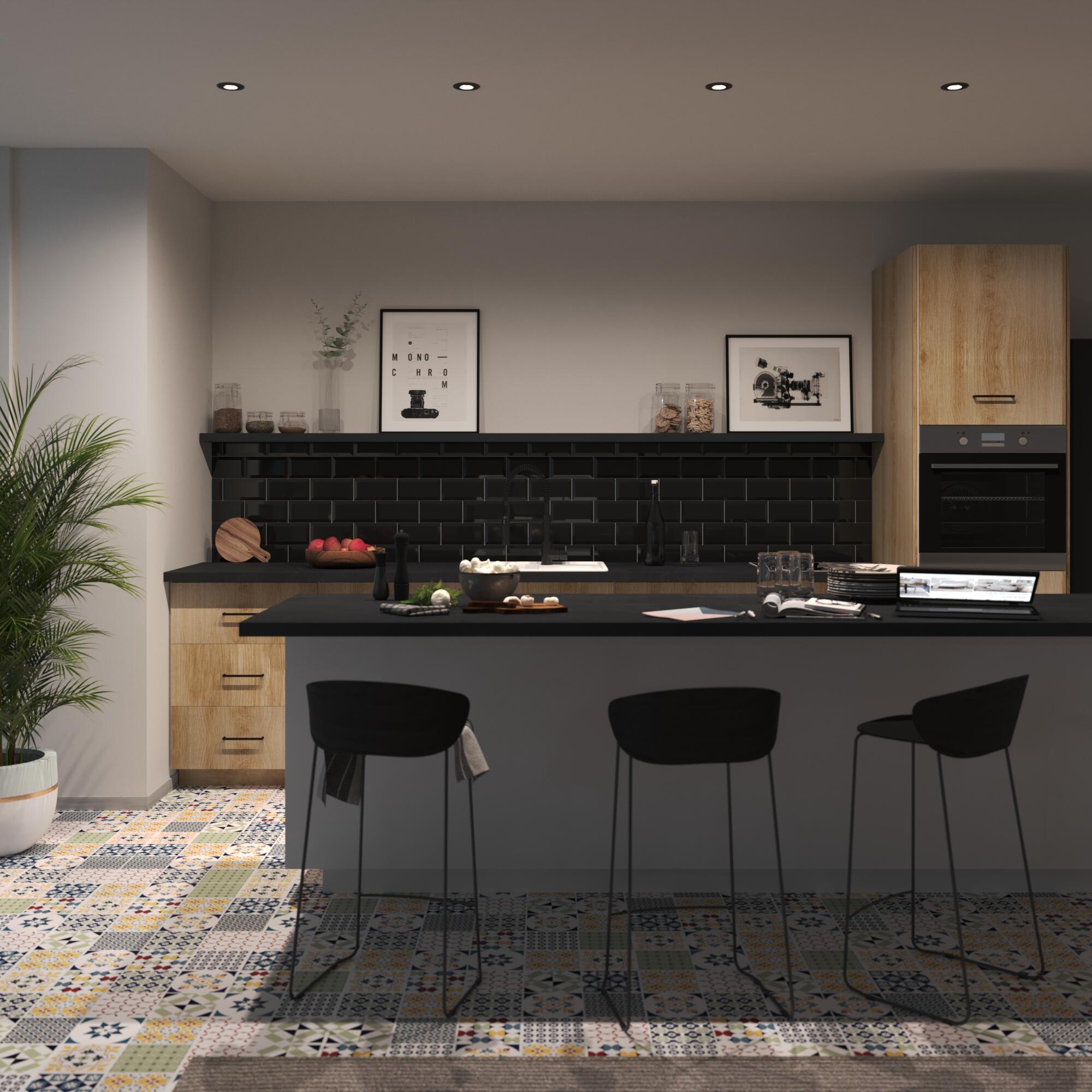 Kit 3 spots à encastrer orientable Clane gu10, blanc neutre INSPIRE rond noir - 4