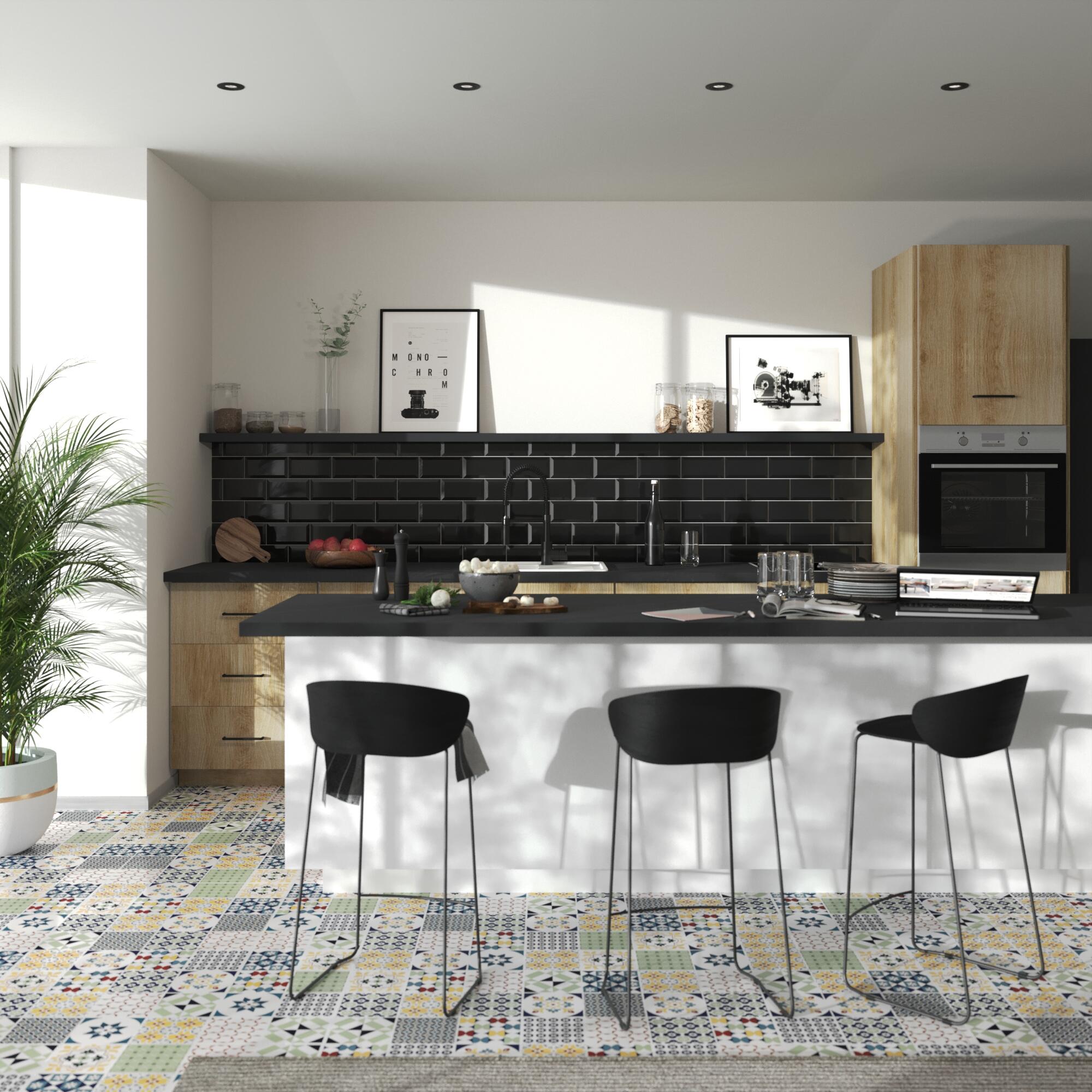 Portafaretto da incasso in alluminio BAMA GU10 nero tondo IP23 INSPIRE - 3